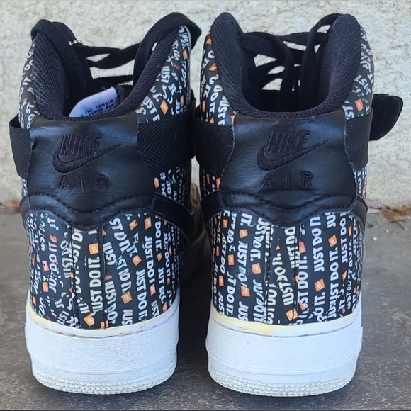 Nike Air Force 1 High '07 LV8 "Just Do It" 2018 Men's Size 11 AQ9648-001 - Picture 7 of 10